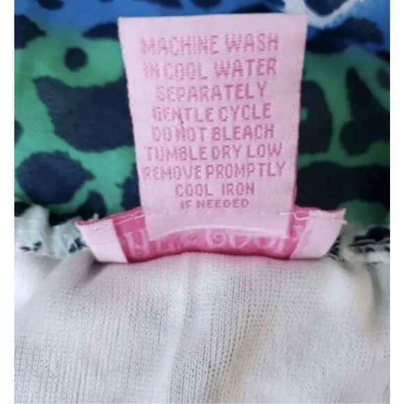 She's Cool Blue Multicolor Leopard Print Spaghetti Strap Summer Maxi Dress Small - Picture 7 of 8